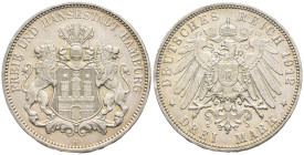 Germania - Libera città anseatica di Amburgo - 3 Marchi 1912 J - Ag - KM#620

qSPL

SPEDIZIONE SOLO IN ITALIA - SHIPPING ONLY IN ITALY