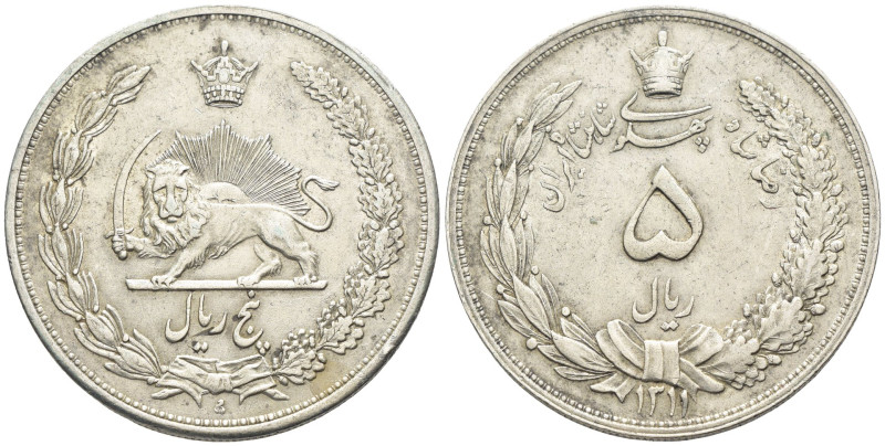 Iran - Reza Shah (1925-1941) - 5 Rials 1311 (1932) - Ag - KM#1131

qSPL

SPE...