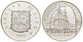 Lituania - Repubblica (1990-oggi) - 50 Litu 2009 "Tytuvenai" - Ag - KM#164

FS

SPEDIZIONE IN TUTTO IL MONDO - WORLDWIDE SHIPPING