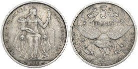 Nuova Caledonia - 5 Francs 1952 - KM#4

SPEDIZIONE SOLO IN ITALIA - SHIPPING ONLY IN ITALY