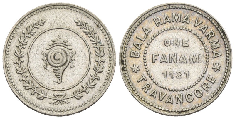 Regno di Travancore - 1 Fanam 1121 (1946) - KM#65 - Ag

BB+

SPEDIZIONE SOLO...