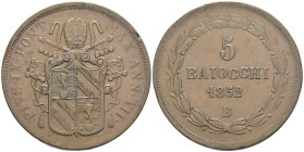 Bologna - Pio IX (1846-1870) - 5 Baiocchi 1852 - 40,76 g

BB

SPEDIZIONE SOLO IN ITALIA - SHIPPING ONLY IN ITALY
