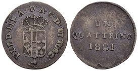Firenze - Granducato di Toscana - Ferdinando III di Lorena (1791-1824) - 1 Quattrino 1821 - RARA - 0,90 g - CNI 21

qBB

SPEDIZIONE SOLO IN ITALIA...