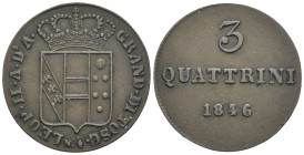 Firenze - Leopoldo II di Lorena (1824-1859) - 3 Quattrini 1846 - Cu - 2,04 g - CNI 89; MIR 464/16

BB/qSPL

SPEDIZIONE SOLO IN ITALIA - SHIPPING O...