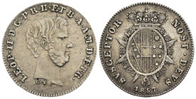 Firenze - Leopoldo II Lorena (1824-1859) - Mezzo Paolo 1857 - Ag - 1,32 g - Gigante 61

BB/SPL

SPEDIZIONE SOLO IN ITALIA - SHIPPING ONLY IN ITALY