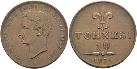 Napoli - Francesco II (1859-1861) - 10 Tornesi 1859 - Cu - 30,25 g - Magliocca 809; Gigante 4

qSPL

SPEDIZIONE SOLO IN ITALIA - SHIPPING ONLY IN ...