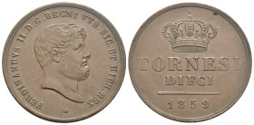 Napoli - Regno delle due Sicilie - Ferdinando II (1830-1859) - 10 Tornesi 1859 - Gig.210 - Cu

qSPL

SPEDIZIONE SOLO IN ITALIA - SHIPPING ONLY IN ...