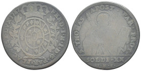 Parma - 20 Soldi o Lira 1787 - 3,58 gr.

MB+

SPEDIZIONE SOLO IN ITALIA - SHIPPING ONLY IN ITALY