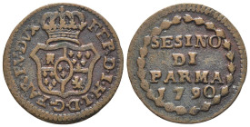 Parma - Ducato di Parma, Piacenza e Guastalla - Ferdinando I di Borbone (1765-1802) - Sesino 1790 - Cu - 1,01 g

BB

SPEDIZIONE SOLO IN ITALIA - S...