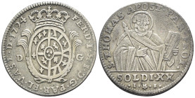 Parma - Ferdinando I° Borbone (1765-1802) - 20 Soldi 1794 - 3,79 g - CNI 136

BB

SPEDIZIONE SOLO IN ITALIA - SHIPPING ONLY IN ITALY