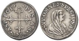 Pisa - Cosimo III de' Medici (1670-1723) - 1/2 Giulio o Grosso 1714 - Ag - 1,38 g

qSPL

SPEDIZIONE SOLO IN ITALIA - SHIPPING ONLY IN ITALY