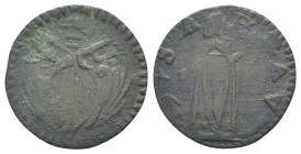 Ravenna - Stato Pontificio - Benedetto XIV (1740-1758) quattrino tipo con S.Apollinare - Muntoni 735-737 - R (RARO) - 1,87 g - Cu

MB/BB

SPEDIZIO...