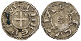 Umberto II (1080-1103) - Denaro Secusino 6° tipo - R/ fiore a 8 petali - Zecca di Susa - R8 (ESTREMAMENTE RARA) - Ag - 0,88 g - MIR 11 - ossidazioni
...