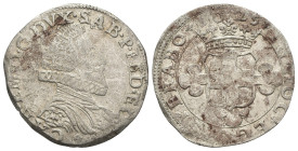 Carlo Emanuele I (1580-1630) - 2 Fiorini 1625 III°Tipo - MIR 647 - RARA - Ag - gr. 6,00

BB

SPEDIZIONE SOLO IN ITALIA - SHIPPING ONLY IN ITALY