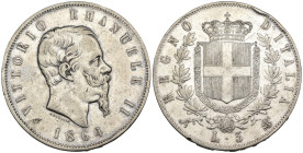 Vittorio Emanuele II (1861-1878) - 5 Lire 1864 Napoli - RARA - Ag - Gigante 35

MB

SPEDIZIONE SOLO IN ITALIA - SHIPPING ONLY IN ITALY