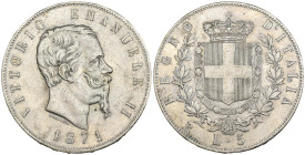 Vittorio Emanuele II (1861-1878) - 5 Lire 1871 Roma - RARA - Ag - Gigante 43

BB

SPEDIZIONE SOLO IN ITALIA - SHIPPING ONLY IN ITALY