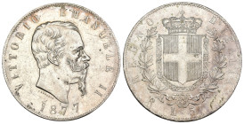 Vittorio Emanuele II (1861-1878) - 5 Lire 1877 - Ag - Gigante 52

BB

SPEDIZIONE SOLO IN ITALIA - SHIPPING ONLY IN ITALY