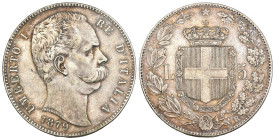 Umberto I (1878-1900) - 5 Lire 1879, Roma - Ag - Gig.24

BB+

SPEDIZIONE SOLO IN ITALIA - SHIPPING ONLY IN ITALY