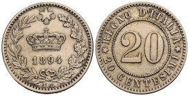 Umberto I (1878-1900) - 20 Centesimi 1894

SPL

SPEDIZIONE SOLO IN ITALIA - SHIPPING ONLY IN ITALY