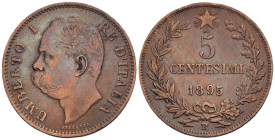 Umberto I (1878-1900) - 5 Centesimi 1895 - RARA - Gigante 51

BB

 SPEDIZIONE SOLO IN ITALIA - SHIPPING ONLY IN ITALY