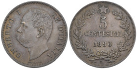 Umberto I (1878-1900) - 5 Centesimi 1896 - RARA - Gigante 52 - colpetto

qSPL

SPEDIZIONE SOLO IN ITALIA - SHIPPING ONLY IN ITALY