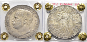 Vittorio Emanuele III (1900-1943) - 5 Lire Cinquantenario 1911 - Ag - Gigante 71 - perizia Luciani meglio di SPL

SPEDIZIONE SOLO IN ITALIA - SHIPPI...