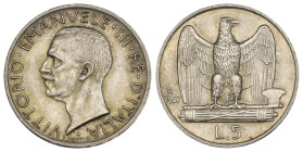 Vittorio Emanuele III (1900-1943) - 5 Lire "Aquilino" 1927 ** (Due rosette) - Ag

SPL

SPEDIZIONE SOLO IN ITALIA - SHIPPING ONLY IN ITALY