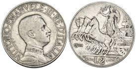 Vittorio Emanuele III (1900-1943) - 2 Lire 1911 Quadriga Veloce - Ag - Gigante 98

qBB

SPEDIZIONE SOLO IN ITALIA - SHIPPING ONLY IN ITALY