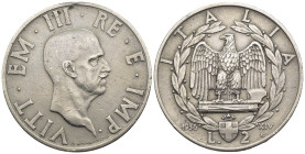 Vittorio Emanuele III (1900-1943) - 2 Lire "Impero" 1936 RARA - Mont. 175

mBB

SPEDIZIONE SOLO IN ITALIA - SHIPPING ONLY IN ITALY