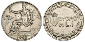 Vittorio Emanuele III (1900-1943) - Buono da 1 Lira 1922 - Gig.140 - Ni

qSPL

SPEDIZIONE SOLO IN ITALIA - SHIPPING ONLY IN ITALY