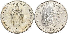 Paolo VI (1963-1978) - 500 Lire 1973 - Ag - Mont. 693

qFDC

SPEDIZIONE IN TUTTO IL MONDO - WORLDWIDE SHIPPING