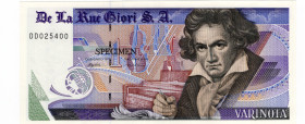 Banconota Prova di stampa SPECIMEN De La Rue Giori S.A. - Beethoven / Varinota

UNC

SPEDIZIONE IN TUTTO IL MONDO - WORLDWIDE SHIPPING