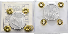 Repubblica Italiana - Monetazione in lire (1946-2001) - 10 Lire Spighe 1968 - perizia Cavaliere, tondello tranciato, RARA, SPL

SPL

SPEDIZIONE IN...