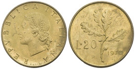 Repubblica Italiana - 20 lire "Quercia" 1970 - recante lettera "P" invece di "R" - Mont. 14

qSPL

SPEDIZIONE IN TUTTO IL MONDO - WORLDWIDE SHIPPI...