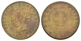 Regno d'Italia - Vittorio Emanuele II - 20 Lire 1862. gr. 2,99. - vedi lo studio della Peltramo, 2006 < I marenghi degli zingari>)

SPEDIZIONE SOLO ...