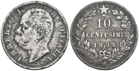 FALSO - Regno d'Italia - Umberto I (1878-1900) - 10 Centesimi 1894 - 10,17 g

SPEDIZIONE SOLO IN ITALIA - SHIPPING ONLY IN ITALY