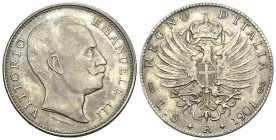 FALSO - Regno d'Italia - Vittorio Emanuele III - 5 Lire 1901 Aquila Sabauda - gr. 23,04

SPEDIZIONE SOLO IN ITALIA - SHIPPING ONLY IN ITALY