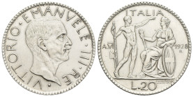 FALSO - Regno d'Italia - Vittorio Emanuele III - 20 Lire Littore 1928 - gr. 14,45

SPEDIZIONE SOLO IN ITALIA - SHIPPING ONLY IN ITALY