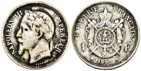 FALSO - Francia - Napoleone III - 1 Franco 1869 - 4,27 g

SPEDIZIONE IN TUTTO IL MONDO - WORLDWIDE SHIPPING
