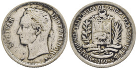 FALSO - Venezuela - 1 Bolivar 1960 - 4,17 g

SPEDIZIONE SOLO IN ITALIA - SHIPPING ONLY IN ITALY