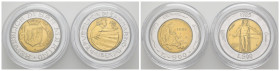 San Marino - Lotto di 2 monete bimetalliche da 500 Lire 1985 e 1989

SPEDIZIONE IN TUTTO IL MONDO - WORLDWIDE SHIPPING