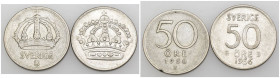 Svezia - Lotto di 2 monete da 50 Ore 1950 e 1956 - Ag

SPEDIZIONE SOLO IN ITALIA - SHIPPING ONLY IN ITALY