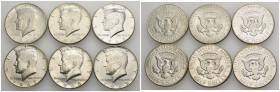 Stati Uniti d'America (1776-oggi) - Lotto di 6 monete da Mezzo Dollaro dal 1964 al 1969 - Ag

SPEDIZIONE IN TUTTO IL MONDO - WORLDWIDE SHIPPING