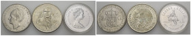 Lotto di 3 monete mondiali (Olanda, Argentina, Canada) - Ag.
