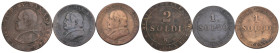 Stato Pontificio - Pio IX - Lotto di 3 monete - anni e nominali vari

B/MB

SPEDIZIONE SOLO IN ITALIA - SHIPPING ONLY IN ITALY