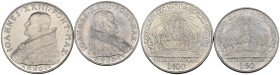 Città del Vaticano - Giovanni XXIII (1958-1963) - Lotto di 2 monete: 1 da 100 Lire 1962 e 1 da 50 Lire 1962 (anno IV) - AC

SPEDIZIONE IN TUTTO IL M...