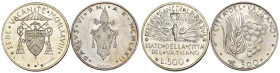Città del Vaticano - Lotto di 2 monete 500 lire (Sede Vacante 1978 e 1972) - Ag.

SPEDIZIONE IN TUTTO IL MONDO - WORLDWIDE SHIPPING
