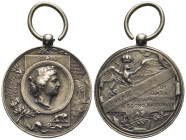 Medaglia Tiro a Segno Nazionale, Ricordo 2a Gara Generale - Roma, Settembre 1895 - Opus: Johnson - Ag - Ø 20,94 mm; 4,73 g

SPEDIZIONE SOLO IN ITALI...