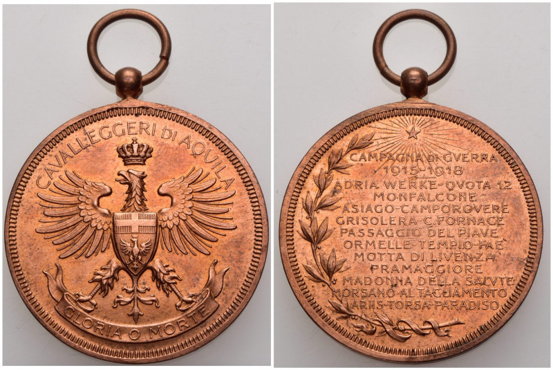 Cavalleggeri di Aquila - Medaglia celebrativa della Campagna di Guerra 1915-1918...