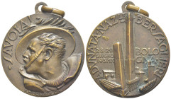 Regno d'Italia - Ventennio - Medaglia Adunata Nazionale Bersaglieri - Bologna 28-29 Giugno 1931 IX - AE - 15,73 g; Ø 32 mm

SPL

SPEDIZIONE SOLO I...